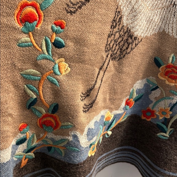 Elegant Tan and Gray Women's Cardigan From Anthropologie - Picture 11 of 16